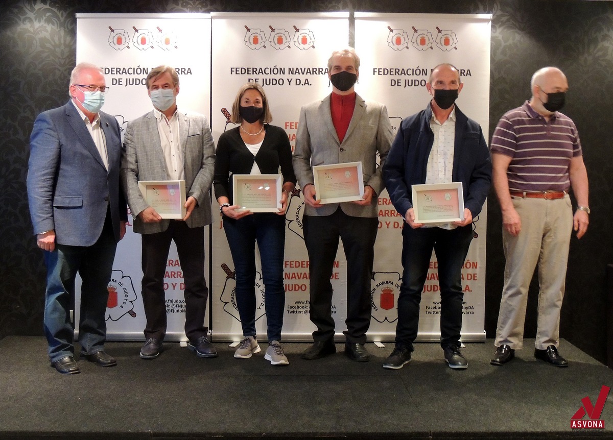 La Federación Navarra de Judo y D.A., reconoce la dedicación y el esfuerzo de deportistas y entrenadores, entre otros Galardonados. 09-10-21,